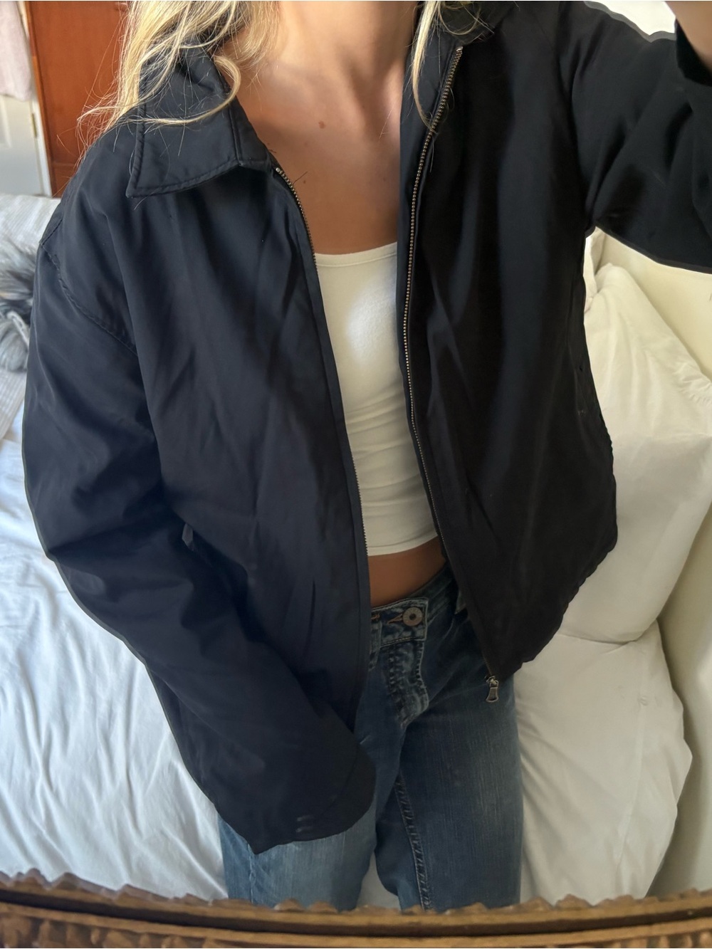 Vintage navy GAP Lightweight Zip Jacket